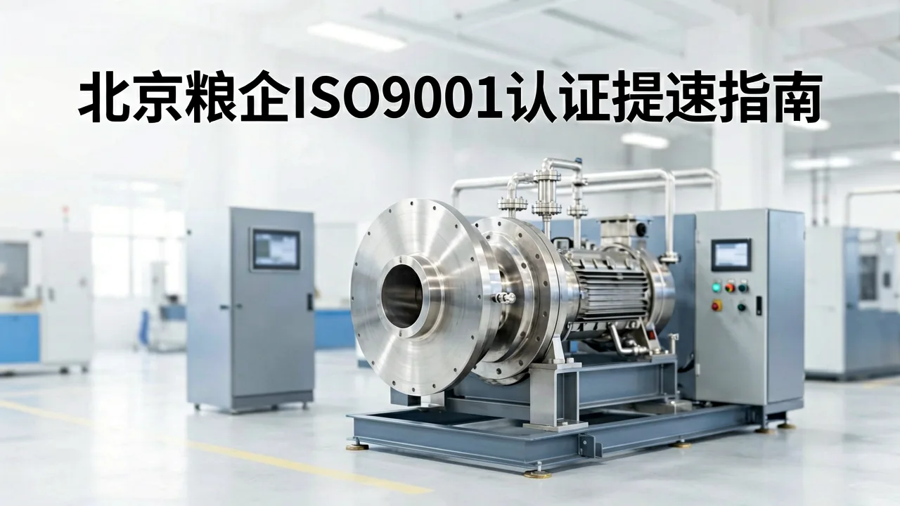 北京粮企ISO9001认证提速指南