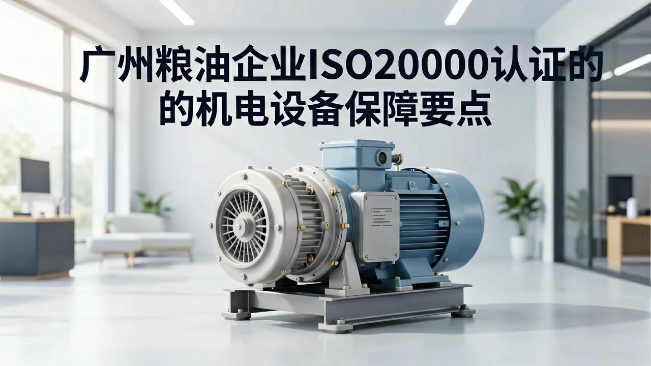 广州粮油企业ISO20000认证的机电设备保障要点